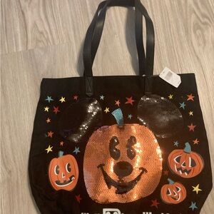 Disney World Halloween pumpkin tote bag